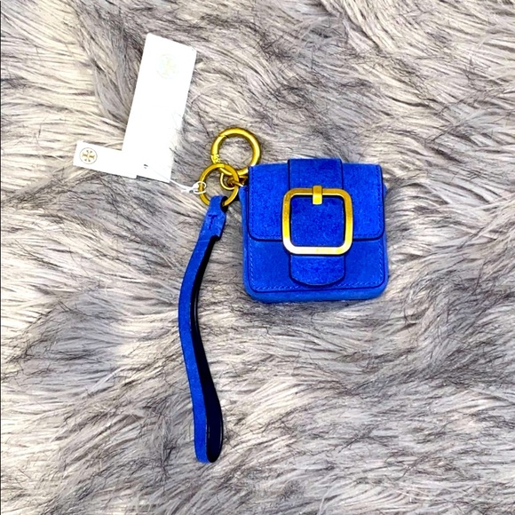 Tory Burch Wallet Suede Bag Key Holder - Picture 4 of 9